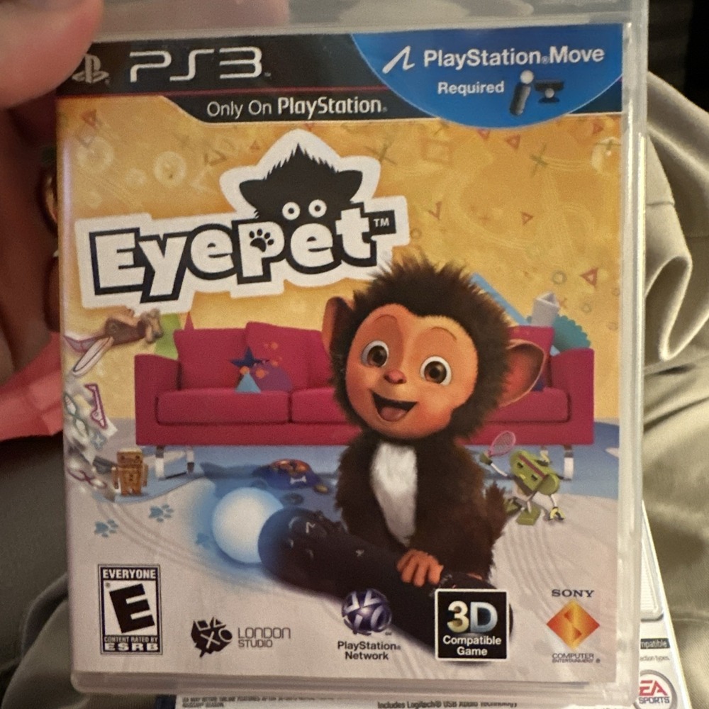 EyePet Sony PlayStation 3 PS3 2010 Simulation Game E-Everyone 0711719821427